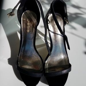 EXTRA 15% off | BEBE BLACK STILETTOS